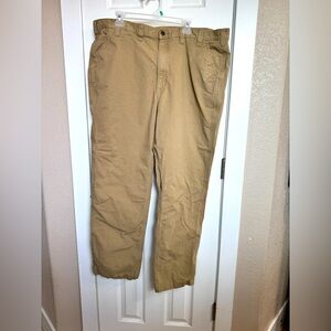 CARHARTT Big & Tall khaki relaxed fit pants